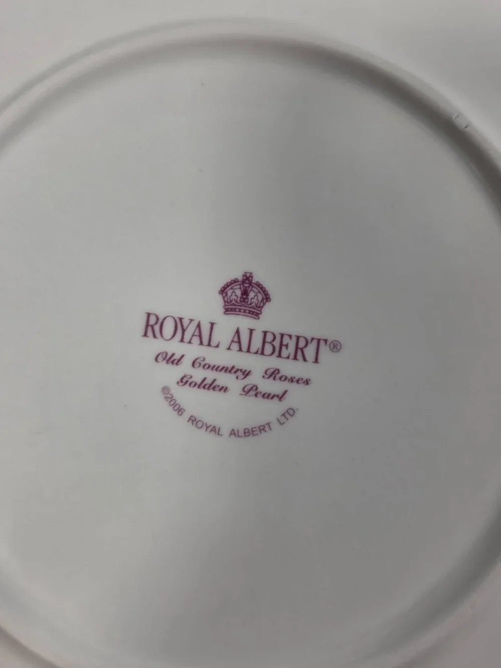 Royal Albert Old Country Roses Cake Plate & Server Set Red & Yellow Roses